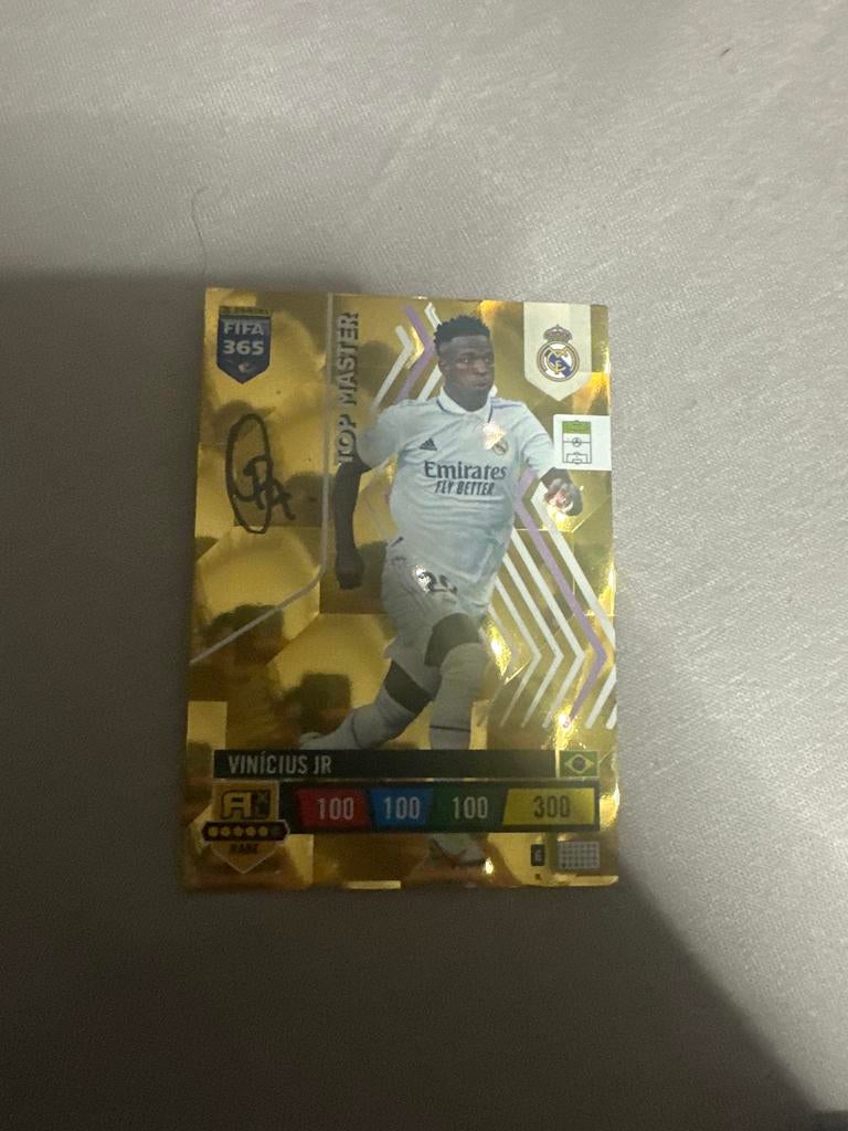 Vinicius Jr. Handtekening Voetbal Kaart, Verzamelen, Ophalen, Nieuw, Buitenlandse clubs, Spelerskaart