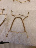 Oude wandborden klemmen- set van 4, Ophalen of Verzenden