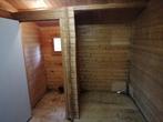 tekoop blokhut, Tuin en Terras, Tuinhuizen, Ophalen, Gebruikt, 3 ramen of meer, Schuur