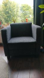 Zwarte zitstoel, Huis en Inrichting, Stoelen, Ophalen, Stof, Gebruikt, Zwart
