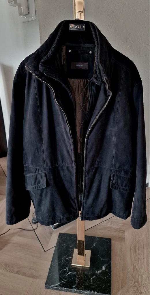 Prachtig Brixon soepel suède 3/4 heren coat zwart mt. XL 54, Kleding | Heren, Jassen | Winter, Zo goed als nieuw, Maat 52/54 (L)
