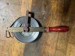 Landmeter stalen lint 50 meter, Antiek en Kunst, Antiek | Gereedschap en Instrumenten, Ophalen of Verzenden