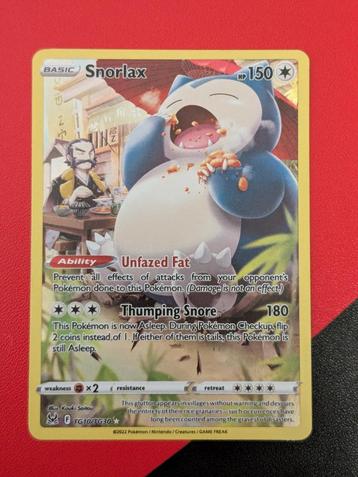 Pokémon kaart (Full Art) - Snorlax [Lost Origin] EN beschikbaar voor biedingen