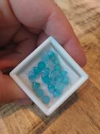 Lot met spitse agaat punten blauw, Sieraden, Tassen en Uiterlijk, Edelstenen, Ophalen of Verzenden, Zo goed als nieuw