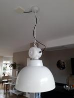 HK-Living roomwitte hanglamp, 50 cm. doorsnee, Ophalen, Gebruikt, Metaal, Minder dan 50 cm
