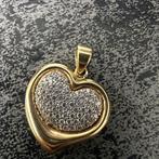 14 karaat gouden hanger hart model kettinghanger, Sieraden, Tassen en Uiterlijk, Kettinghangers, Ophalen of Verzenden, Nieuw, Goud