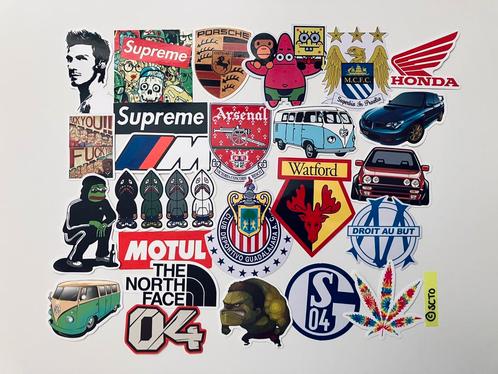 Stickers logo voetbal hypebeast auto Volkswagen MK1 MK2, Verzamelen, Stickers, Overige typen, Ophalen of Verzenden