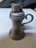 Vintage Tinnen Aansteker met handvat, Ophalen of Verzenden, Gebruikt, Aansteker