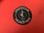 Badge van vigilans. et fortis, Verzamelen, Ophalen of Verzenden, Marechaussee, Nederland, Embleem of Badge