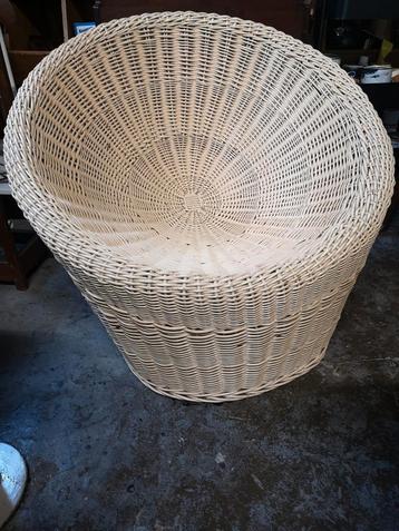 Rotan kuipstoel, Egon Eiermann, vintage  beschikbaar voor biedingen