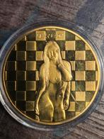 Goudkleurig Sexy Lady Munt, Ophalen of Verzenden, Goud, Nederland