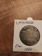 1/5 Philips daalder 1564, Ophalen of Verzenden, Overige landen, Zilver