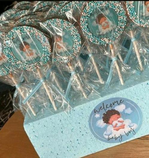 Geboorte chocolade lolly's, Kinderen en Baby's, Kraamcadeaus en Geboorteborden, Nieuw, Ophalen of Verzenden