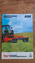Folder DEUTZ FAHR Cirkelmaaier, cyclomaaier KM serie, Ophalen of Verzenden, Zo goed als nieuw, Folder