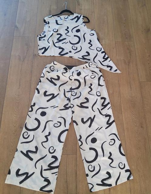 Nieuw: Lekker chique en zomers DAMES PAK, maat XXL, Kleding | Dames, Grote Maten, Nieuw, Overige typen, Beige, Ophalen of Verzenden
