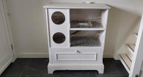 Landelijke cavia of hamster kast hok, Dieren en Toebehoren, Knaagdieren en Konijnen | Hokken en Kooien, Gebruikt, Hok, 90 cm of meer