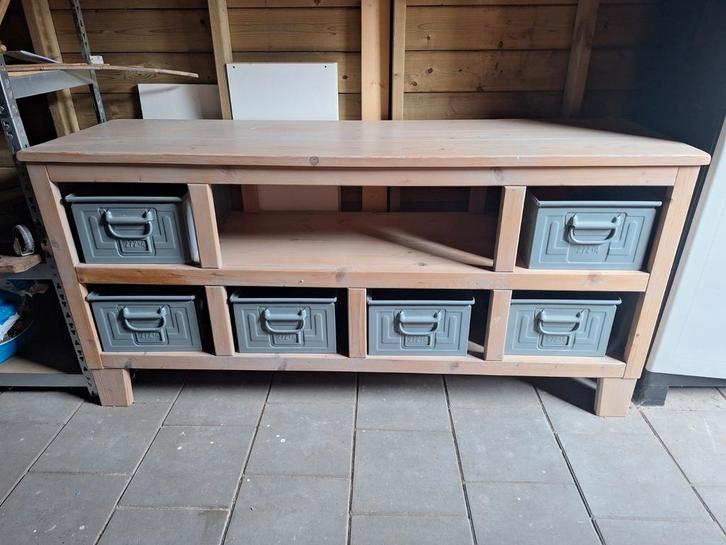 Dressoir/oppottafel Te koop, Huis en Inrichting, Kasten | Dressoirs, Nieuw, 150 tot 200 cm, 50 tot 75 cm, Teakhout, Ophalen