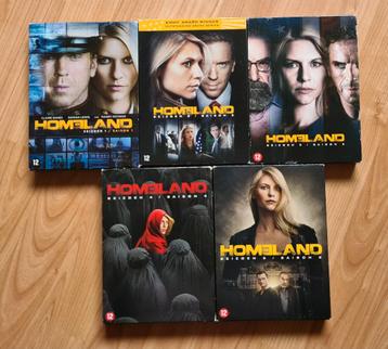 Serie Homeland op dvd Seizoen 1 2 3 4 5 alles is origineel  beschikbaar voor biedingen