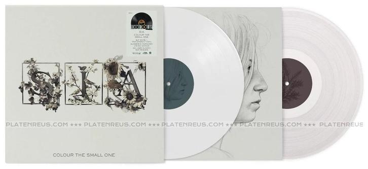 Sia – Colour The Small One * Nieuw * 2 LP Transparant Wit, Cd's en Dvd's, Vinyl | Pop, Nieuw in verpakking, 2000 tot heden, 12 inch