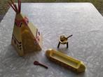 Playmobil indianen accessoires set 3124 (1974), Ophalen of Verzenden, Gebruikt, Complete set