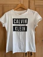 Calvin Klein wit tshirt maat s., Ophalen of Verzenden, Wit, Zo goed als nieuw, Korte mouw