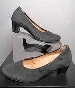 Gabor blauw suede pump mt 40,5 of mt 7 H, Ophalen, Pumps, Blauw, Gabor