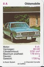 Kw3030 autokaartje 8a oldsmobile, Ophalen of Verzenden, Zo goed als nieuw, Auto's