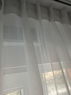 Witte gebruikte vitrage gordijn, Ophalen of Verzenden, Gebruikt, 150 tot 200 cm, 200 cm of meer