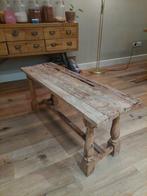 Vintage Houten Bankje - Collectors Item, Ophalen, 25 tot 50 cm, Rechthoekig