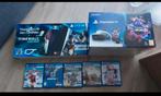 PlayStation VR + Aim Controller + 5 Games, Spelcomputers en Games, Virtual Reality, Ophalen of Verzenden, Zo goed als nieuw, VR-bril