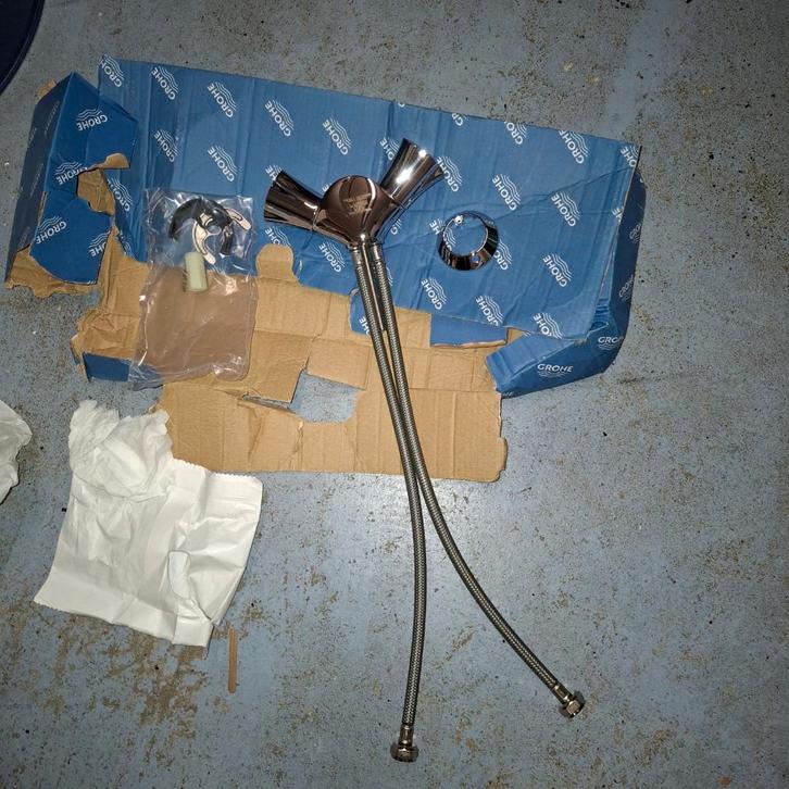 Grohe wastafelmengkraan, Doe-het-zelf en Verbouw, Sanitair, Nieuw, Kraan, Chroom, Ophalen of Verzenden