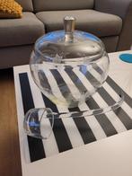 Glazen bowl 28 cm, Ophalen of Verzenden, Zo goed als nieuw