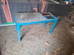 Werk bank tafel staal werkbank werktafel, Ophalen of Verzenden, Zo goed als nieuw, Rechthoekig, Metaal