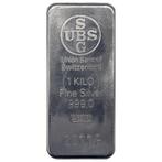 GEZOCHT: UBS/SBG 1000gr zilverbaar gestanst .999/1000, Postzegels en Munten, Edelmetalen en Baren, Ophalen of Verzenden, Zilver