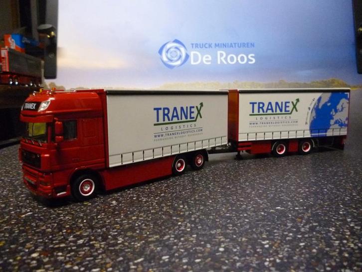 WSI DAF XF 105 combi Tranex, Hobby en Vrije tijd, Modelauto's | 1:50, Nieuw, Bus of Vrachtwagen, Wsi, Ophalen of Verzenden