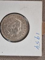 1 Gulden 1954 - Koningin Juliana, 1 gulden, Koningin Juliana, Zilver, Ophalen of Verzenden