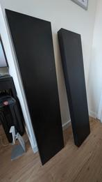 2 x IKEA Lack plank - zwart, Ophalen of Verzenden, Zo goed als nieuw