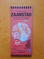 mooie grote oude Falkplan plattegrond Zaanstad, 1980, Boeken, Nederland, Ophalen of Verzenden, Zo goed als nieuw, 1800 tot 2000