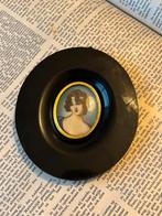 Oud miniatuur portret vrouw handgeschilderd, Antiek en Kunst, Kunst | Schilderijen | Klassiek, Verzenden