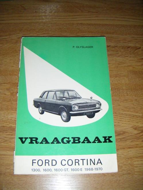 Ford Cortina vraagbaak,handleiding,1968-1970,Olyslager, Auto diversen, Handleidingen en Instructieboekjes, Ophalen of Verzenden