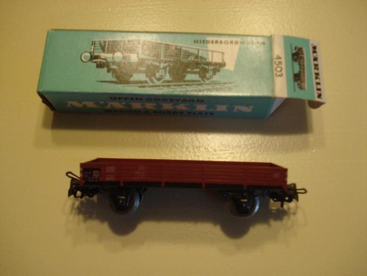 Marklin  4503 goederenwagon (1), Hobby en Vrije tijd, Modeltreinen | H0, Zo goed als nieuw, Wagon, Wisselstroom, Märklin, Verzenden