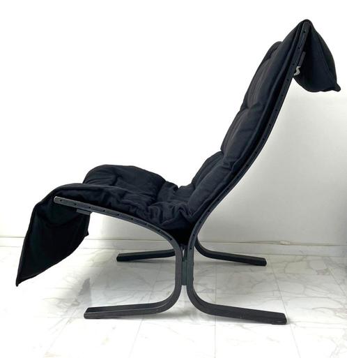 stoel, Huis en Inrichting, Stoelen, Gebruikt, Eén, Hout, Stof, Zwart, Ophalen