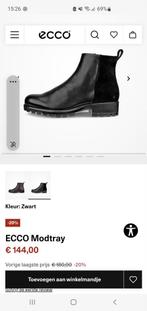 Ecco enkellaarzen maat 38, Ophalen of Verzenden, Zo goed als nieuw, Zwart