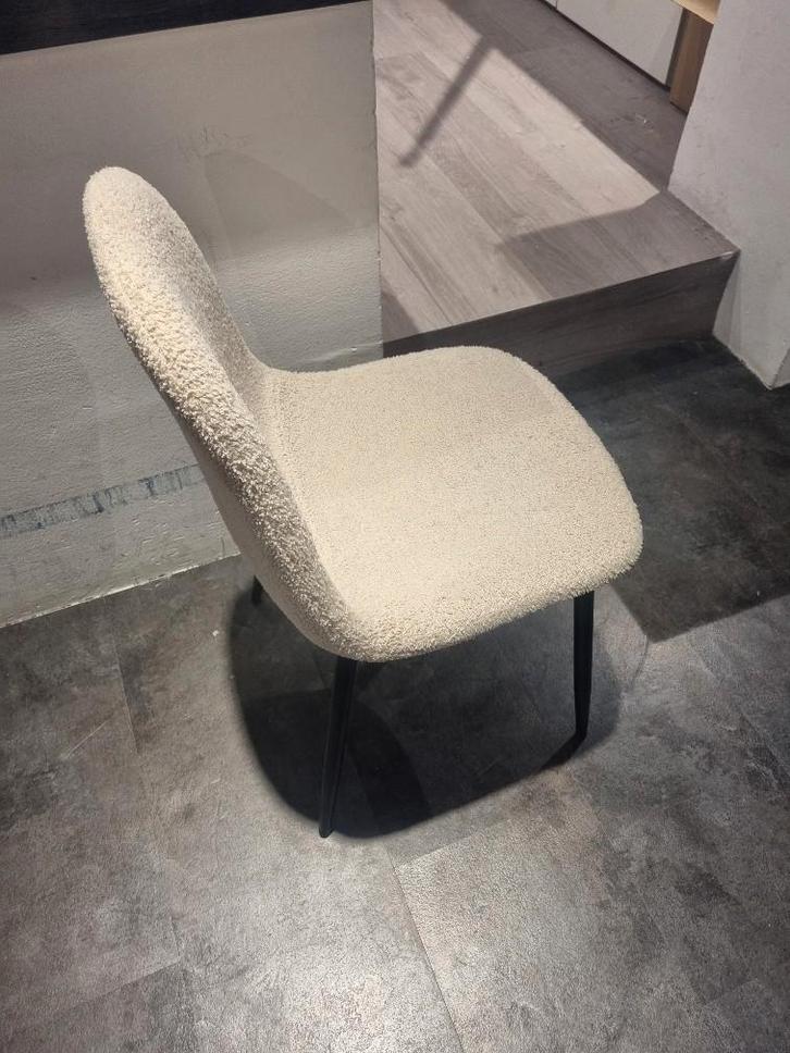 Wood marije eetkamerstoel taupe, Huis en Inrichting, Stoelen, Eén, Overige kleuren, Ophalen