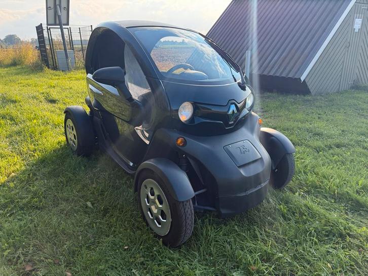 Renault Twizy 2012 eigen accu, Auto's, Renault, Particulier, Twizy, Elektrisch, Automaat, Zwart, Kunstmatig leder, Ophalen
