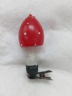 Ajeko kerstbal - paddenstoel op knijper, Ophalen of Verzenden, Gebruikt