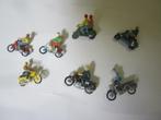 preiser bromfiets en motor rijders 7 stuks, Overige merken, Gelijkstroom, Brug, Tunnel of Gebouw, Ophalen of Verzenden
