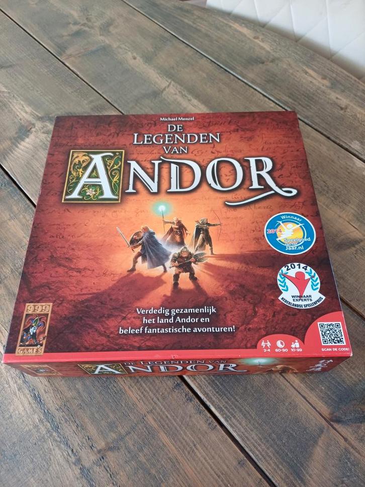 De Legenden van Andor - Zo Goed Als Nieuw!, Hobby en Vrije tijd, Gezelschapsspellen | Bordspellen, Zo goed als nieuw, Een of twee spelers