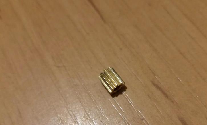 Tandwiel electrische trein 9 tands messing, hoogte 5mm, Kinderen en Baby's, Speelgoed | Duplo en Lego, Nieuw, Duplo, Verzenden