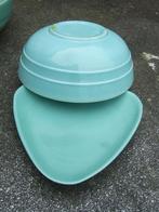 2 mooie schaaltje in antiek groen, Antiek en Kunst, Ophalen